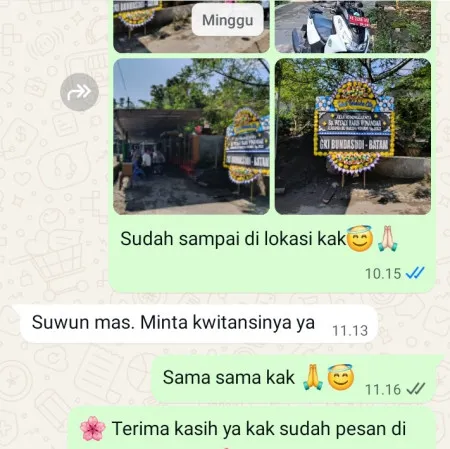 Pengiriman Papan Bunga Duka Ciomas
