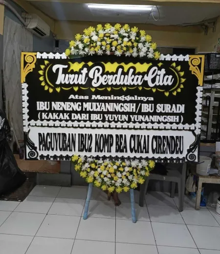 Papan Bunga Duka Ciomas